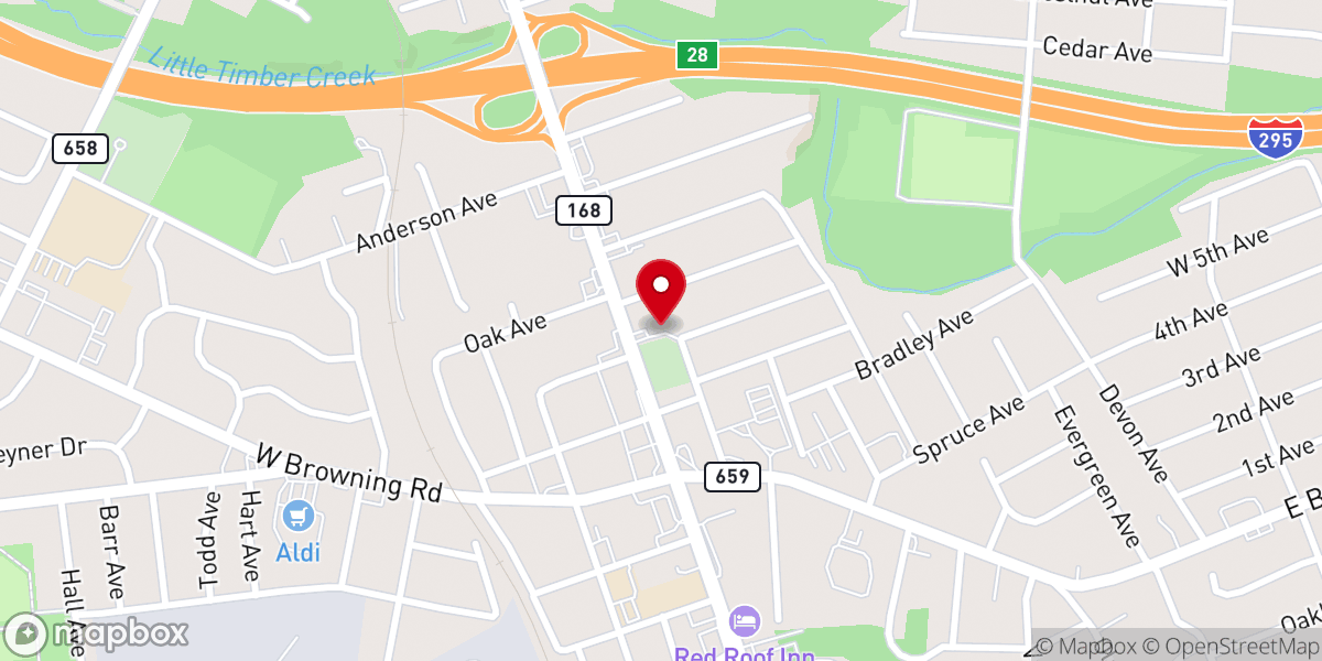 Map showing location of WORDHOUSE CHRISTIAN CENTER
