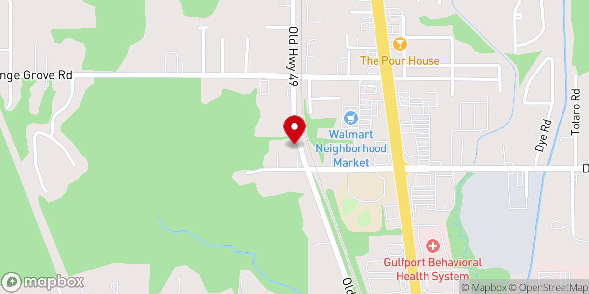 Map showing location of Pentecostal Church of God