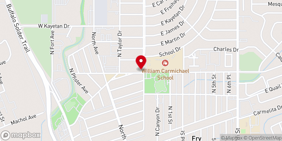 Map showing location of New Life Christian Fellowship