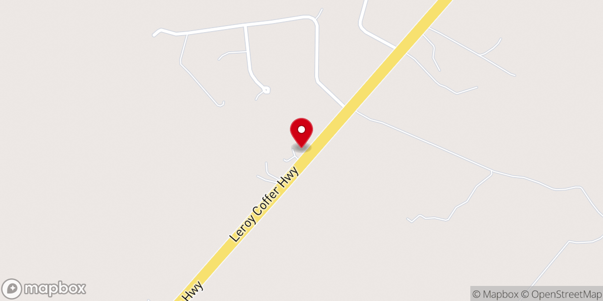 Map showing location of Great Southern Exterminating Inc