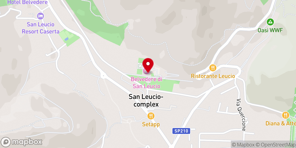 Map showing location of Chiesa di San Ferdinando Re di San Leucio