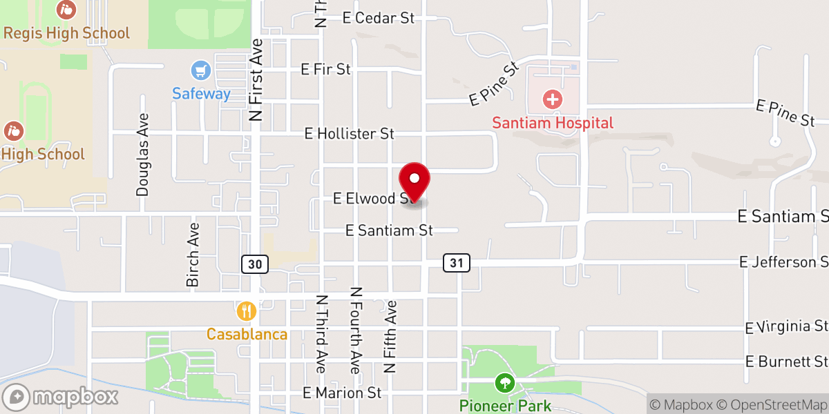 Map showing location of Immaculate Conception-Catholic