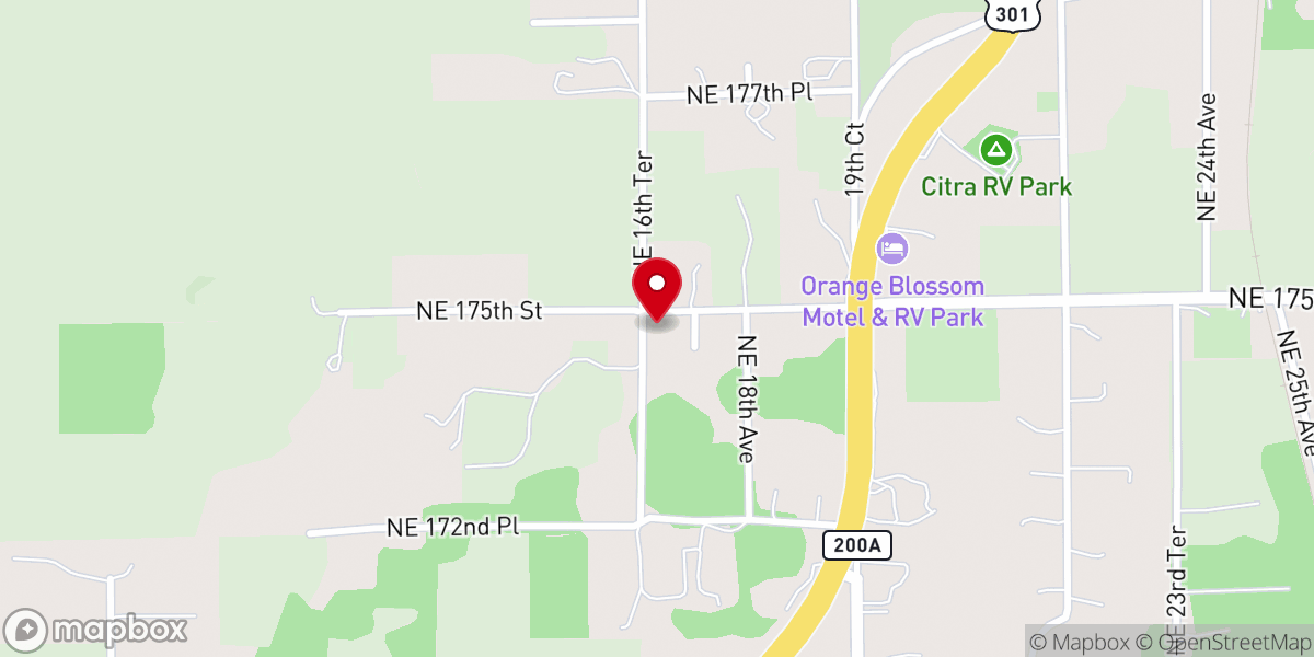 Map showing location of St John AME