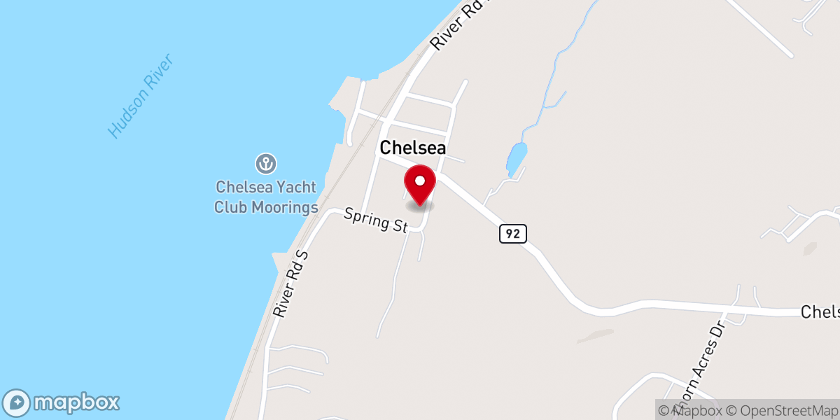 Map showing location of St Mark Episcopal Church
