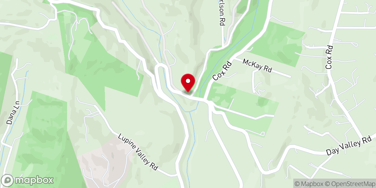 Map showing location of Valencia Hall
