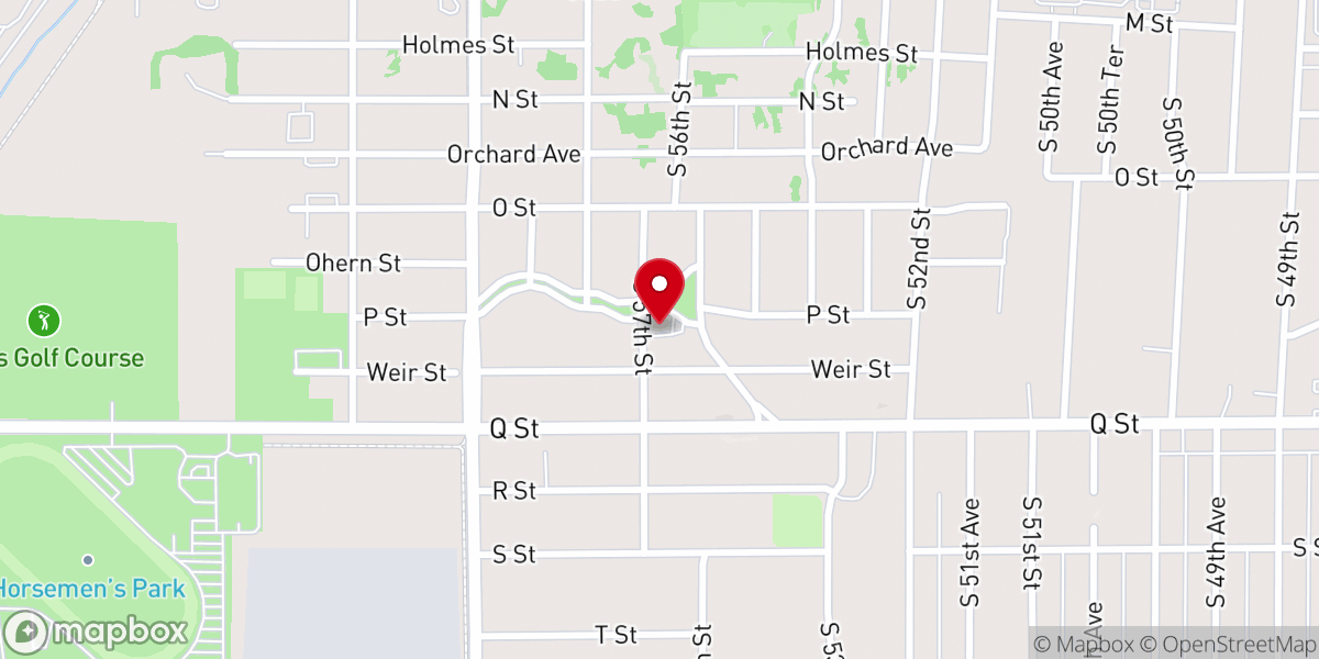 Map showing location of Omaha Korean Assembly of God