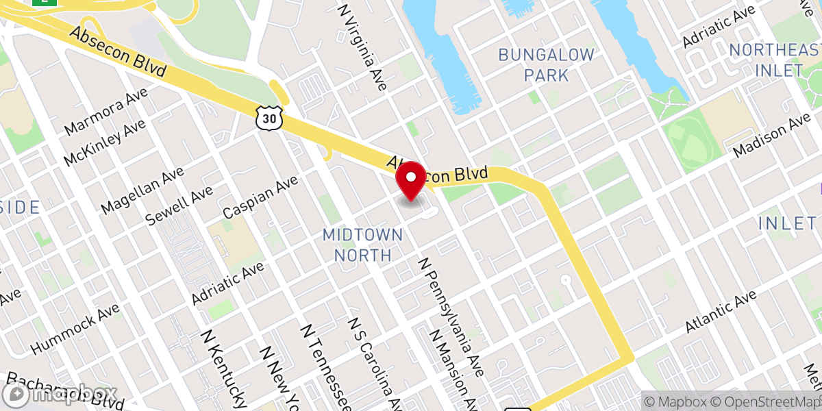 Map showing location of Union Baptist Temple