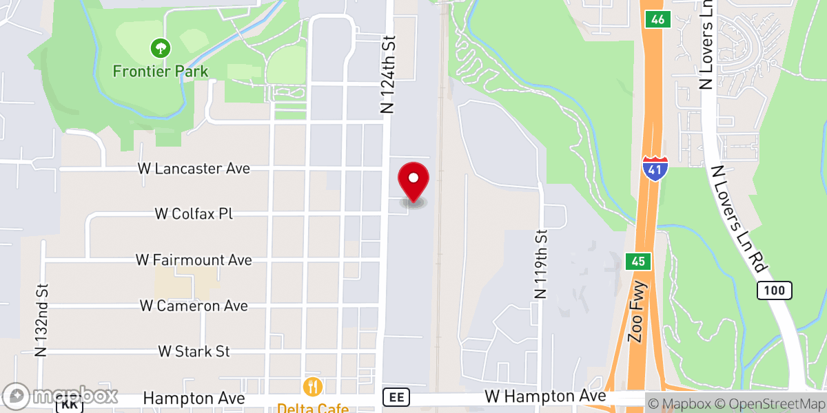 Map showing location of Church Metal Spinning Co.
