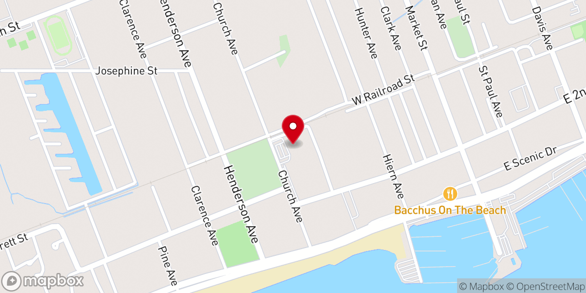 Map showing location of Pass Christian Center - Boys & Girls Clubs of the Gulf Coast