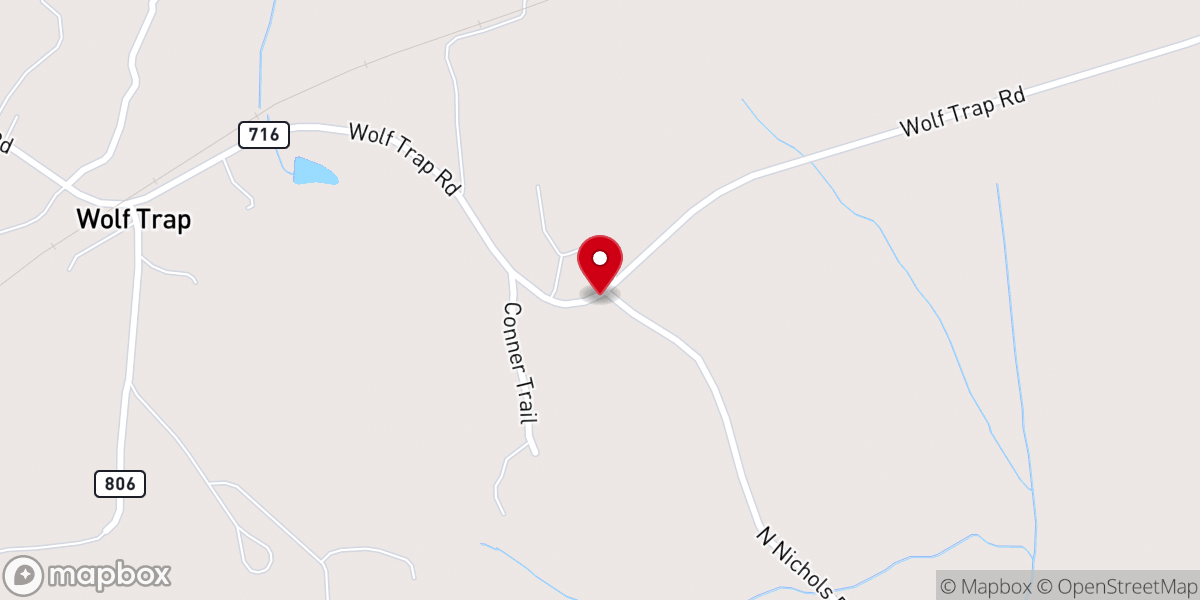 Map showing location of Revelation Church