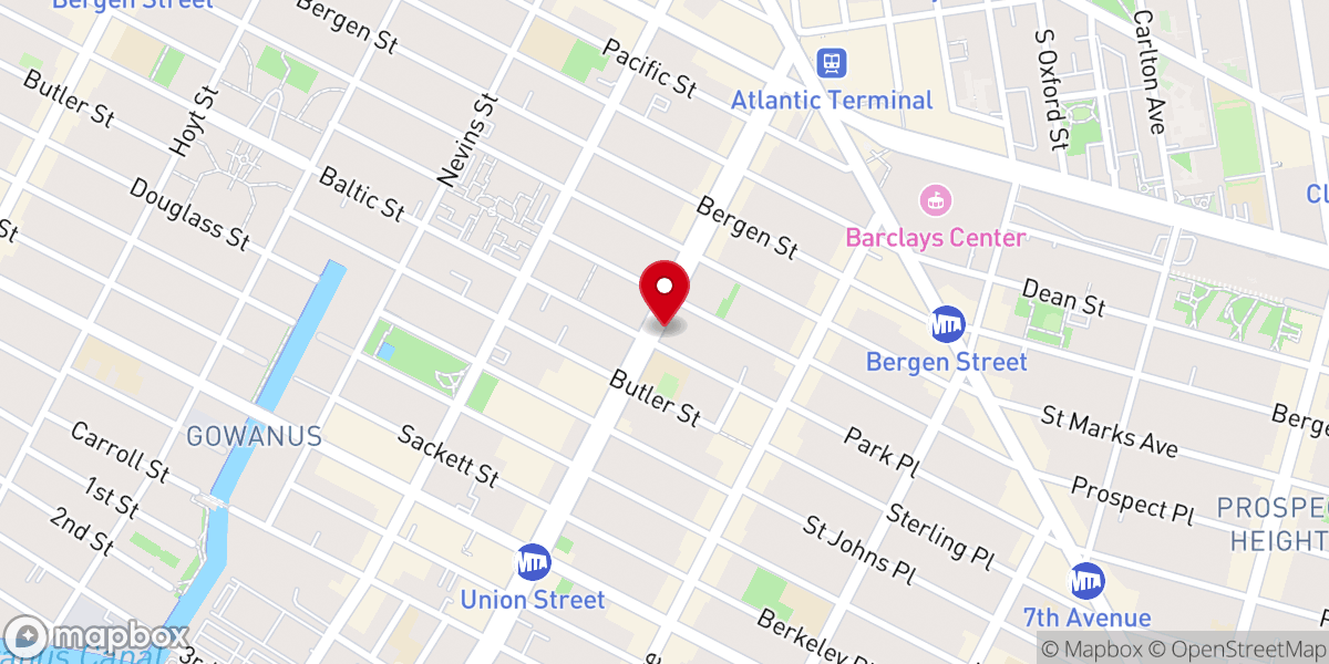 Map showing location of Apostles Church of the City
