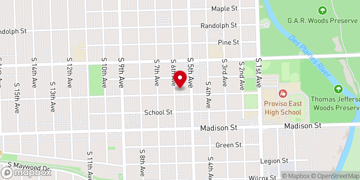Map showing location of Good Shepherd Church of God in Christ