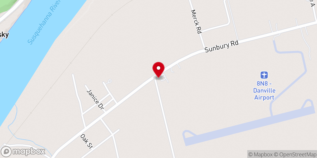 Map showing location of Victory Life Church