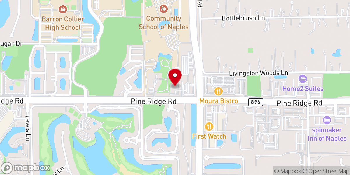 Map showing location of Compass Church Naples