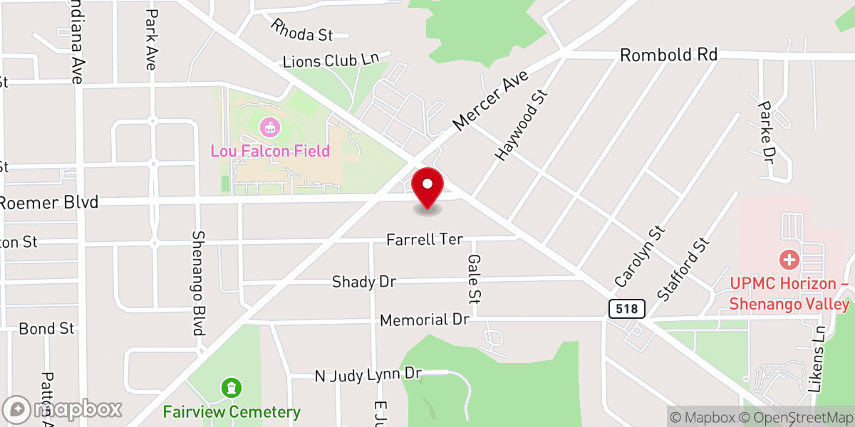 Map showing location of Greater Mount Zion Church of God In Christ