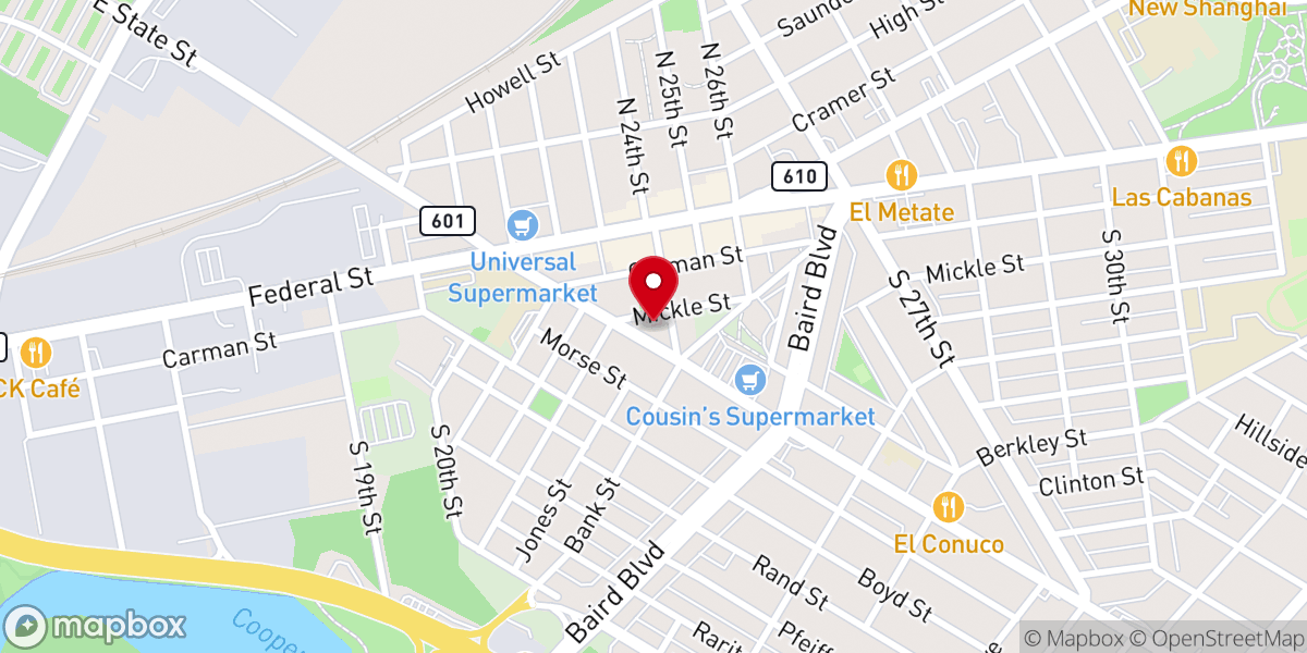 Map showing location of Iglesia Pentecostal La Nueva Jerusalem