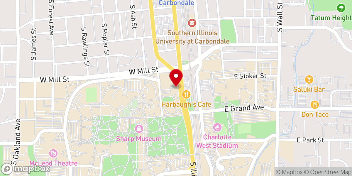 Map showing location of Wesley Foundation