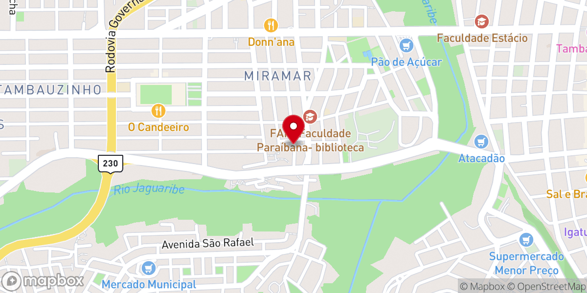 Map showing location of Igreja Pentecostal Deus é Providência