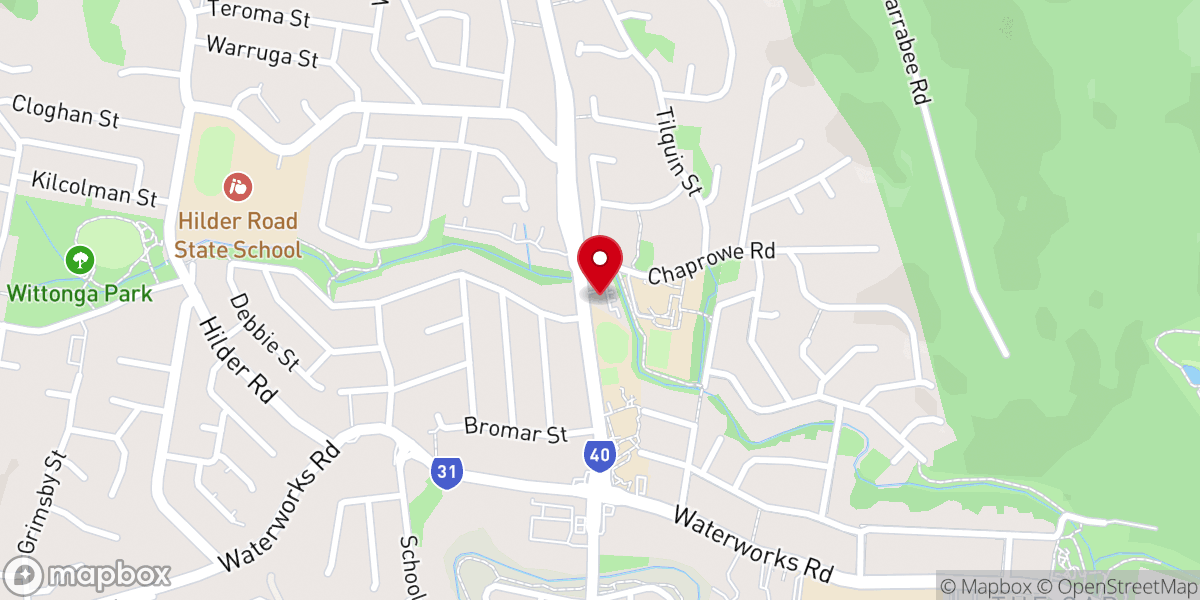 Map showing location of New Hope Church Brisbane