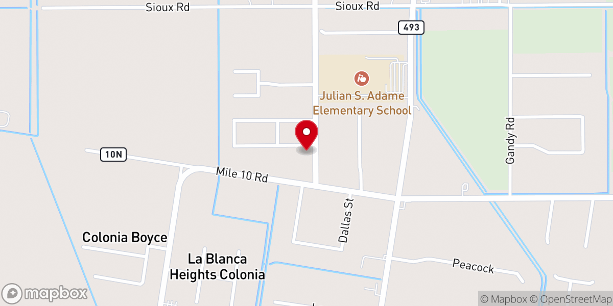 Map showing location of Iglesia Pueblo De Dios