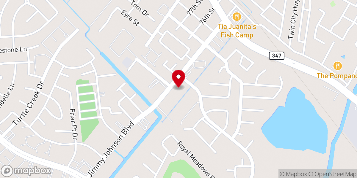 Map showing location of Harvest Time Bible Church
