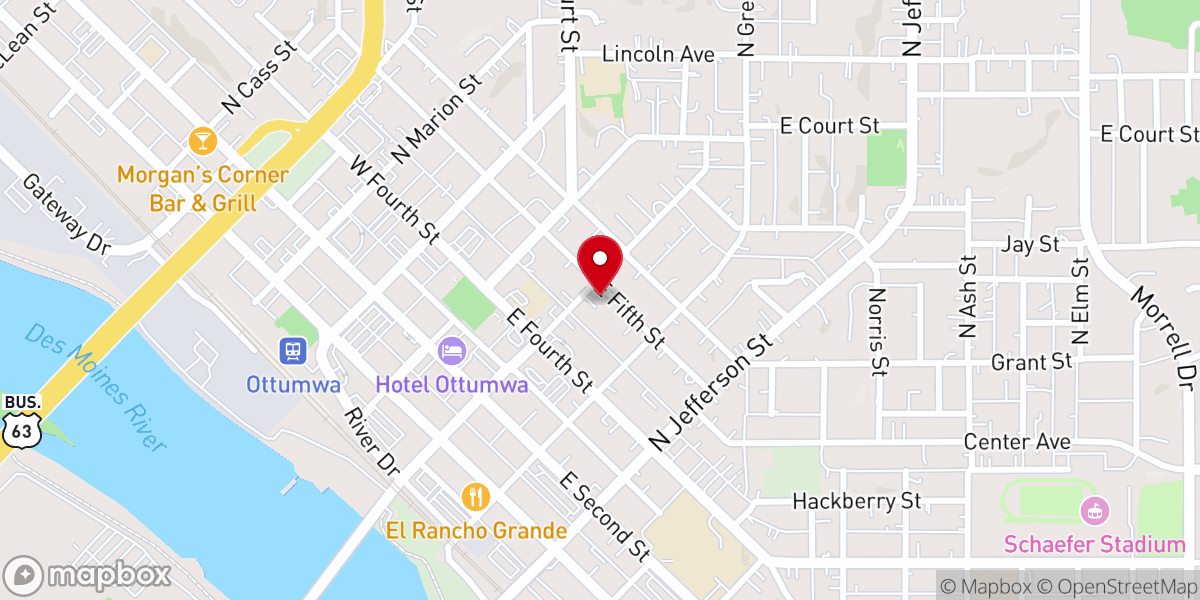 Map showing location of Trinity Episcopal Church