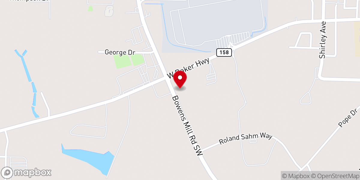Map showing location of Pickerton Church