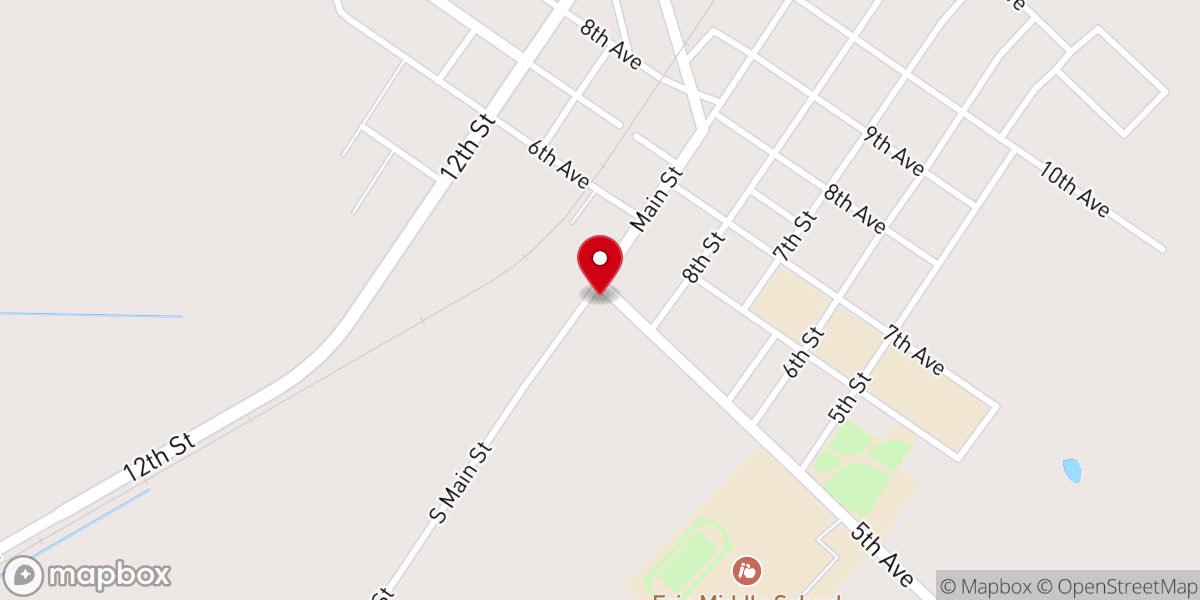Map showing location of Saint Ambrose Catholic Church