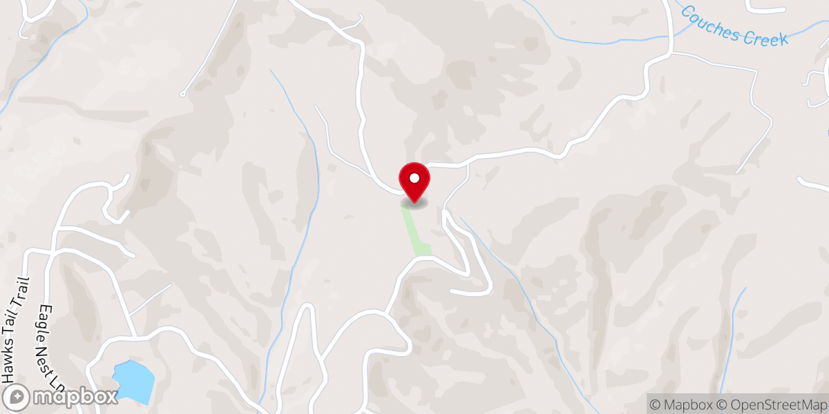 Map showing location of Big Flats Church