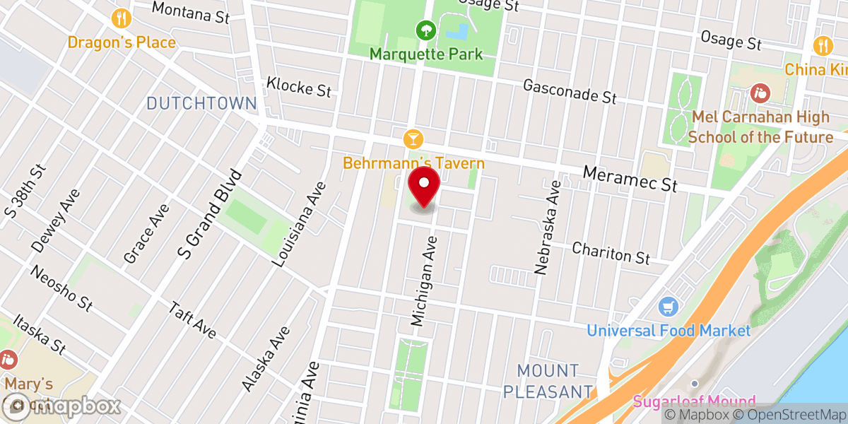 Map showing location of Chapel's