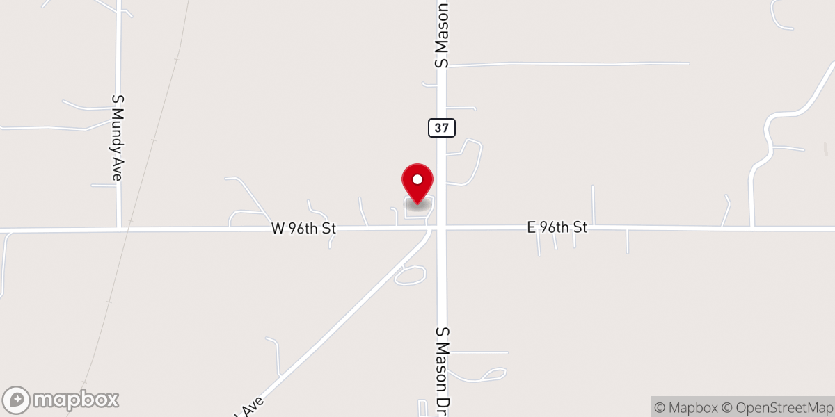 Map showing location of Love Inc - Mecosta County