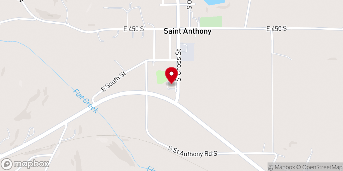 Map showing location of St Anthony Community Center Inc