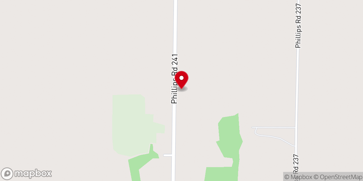 Map showing location of Spring Lake Church