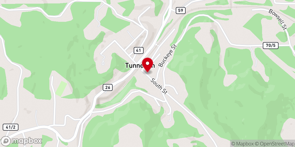 Map showing location of First Christian Apostolic Church