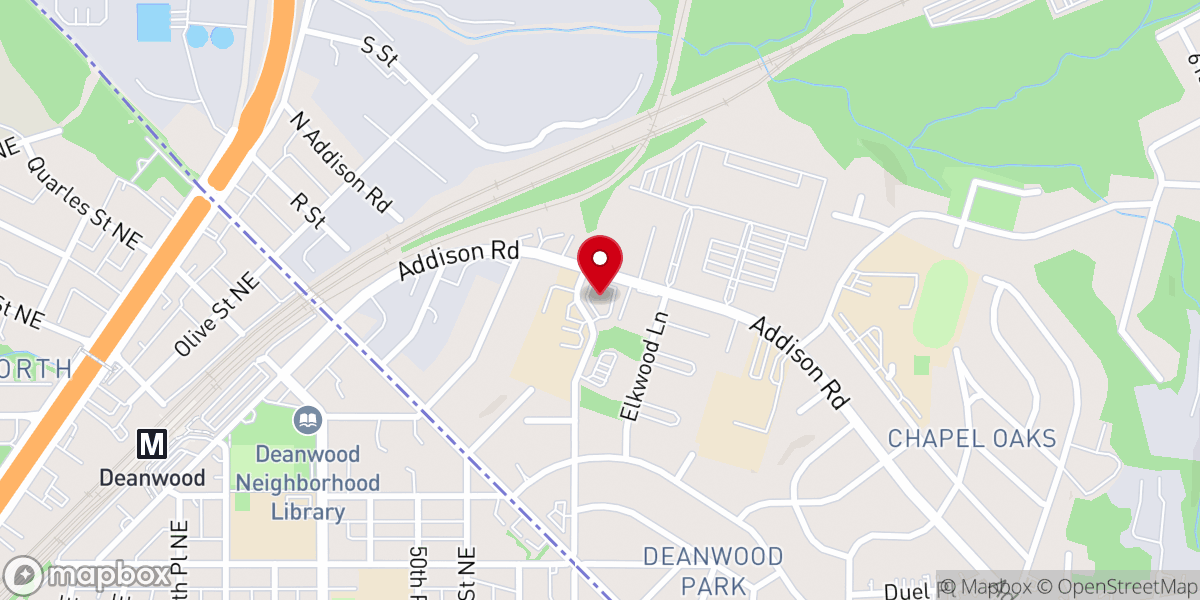Map showing location of Abyssinia Baptist Church