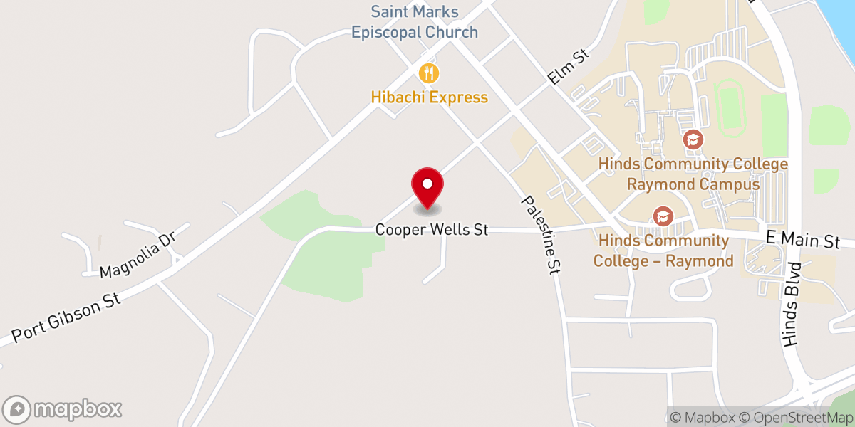 Map showing location of Greater Mt Zion Missionary Baptist Church