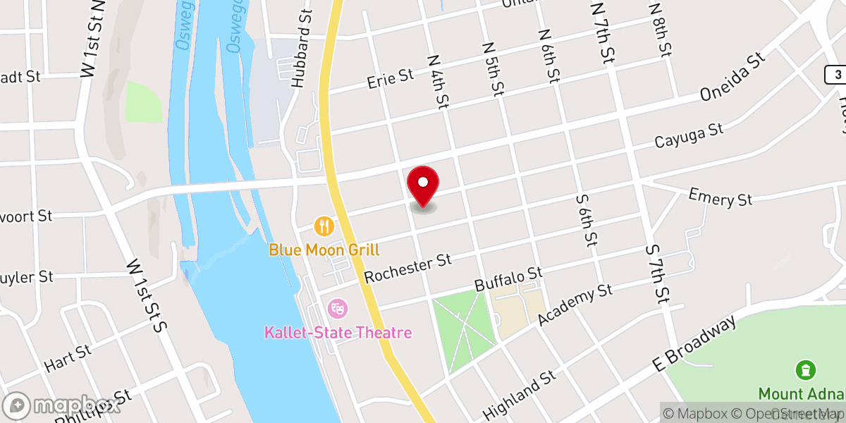 Map showing location of KARATE First United Church