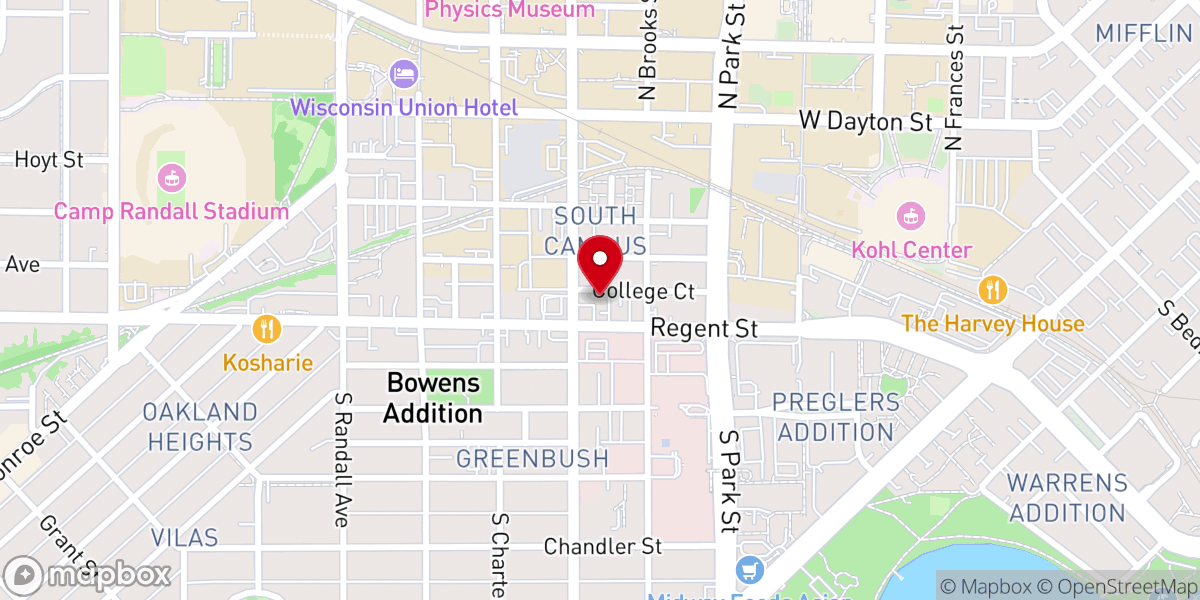 Map showing location of Faith Community Bible Church