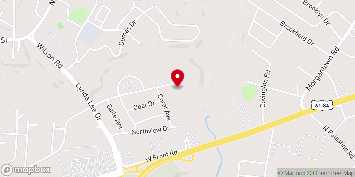 Map showing location of Bibleway Pentecostal Church