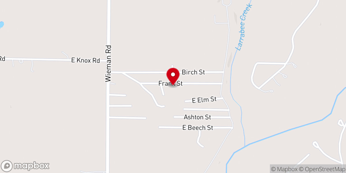 Map showing location of Glory Ministry