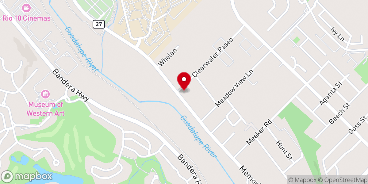 Map showing location of New Beginnings Church