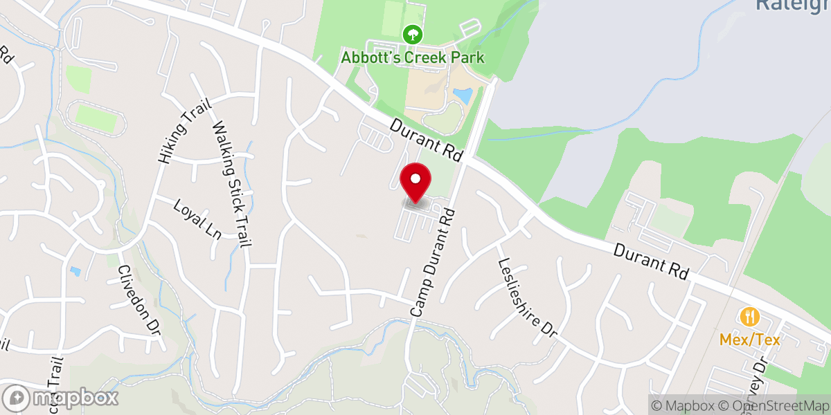 Map showing location of Open Door Church