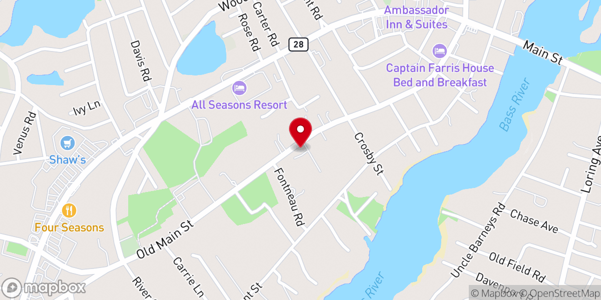 Map showing location of Saint David's Episcopal thrift
