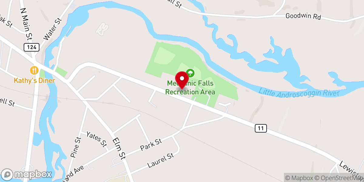 Map showing location of Vineyard Christian Fellowship