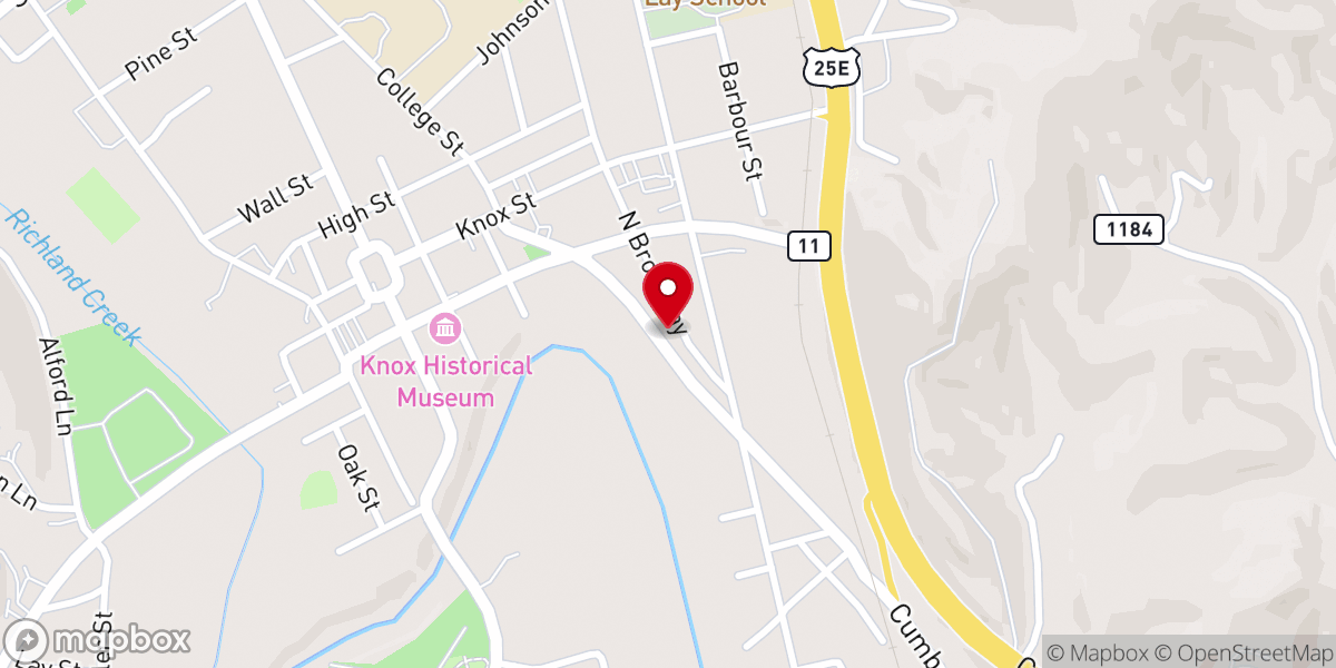 Map showing location of Voices of Praise Ministries