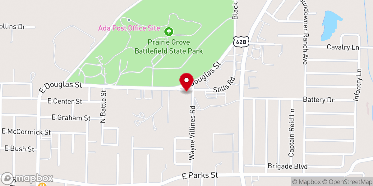 Map showing location of Life Ministries Resale Shop