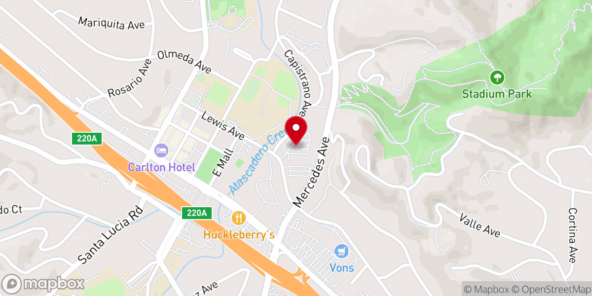 Map showing location of Child Evangelism Fellowship - SLO County Chapter
