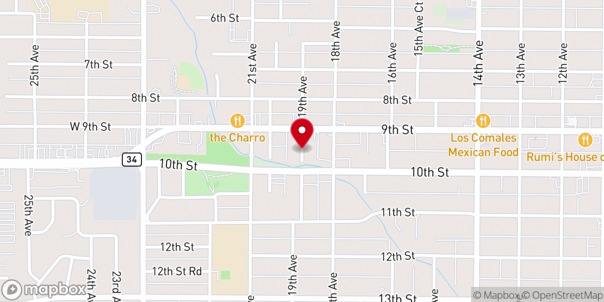 Map showing location of New Name in Him Inc