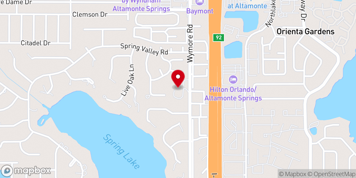 Map showing location of Ascension Christian Center