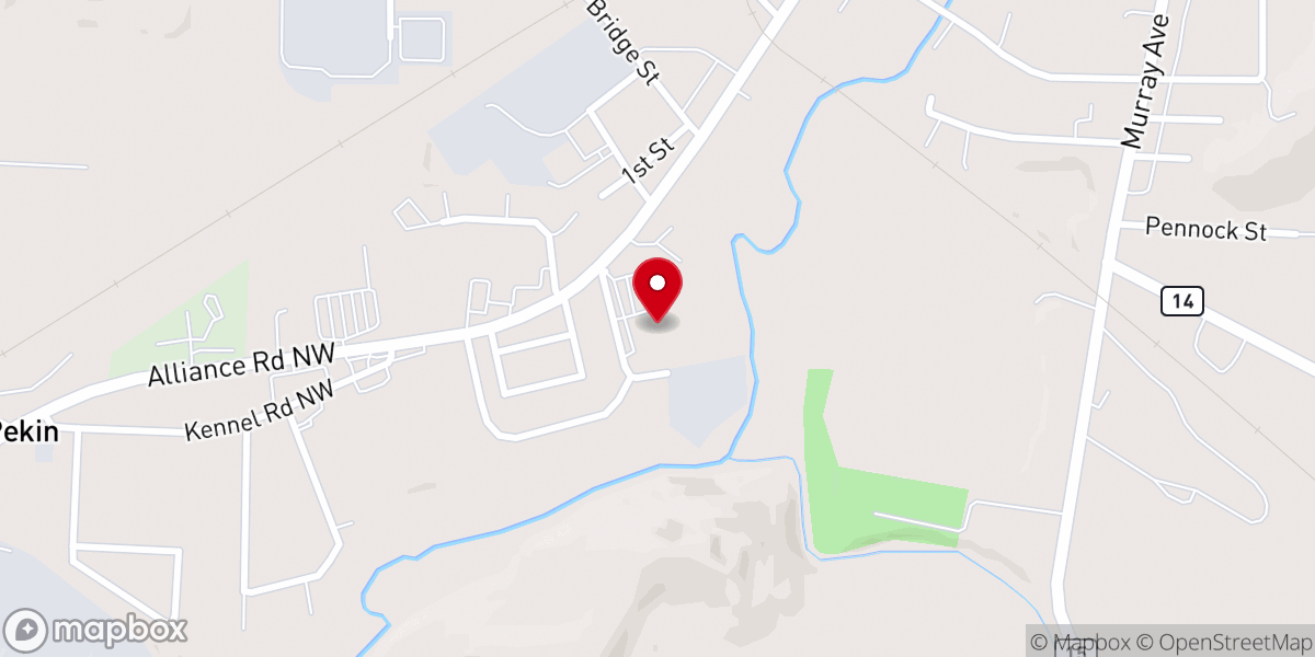 Map showing location of Grace Chapel